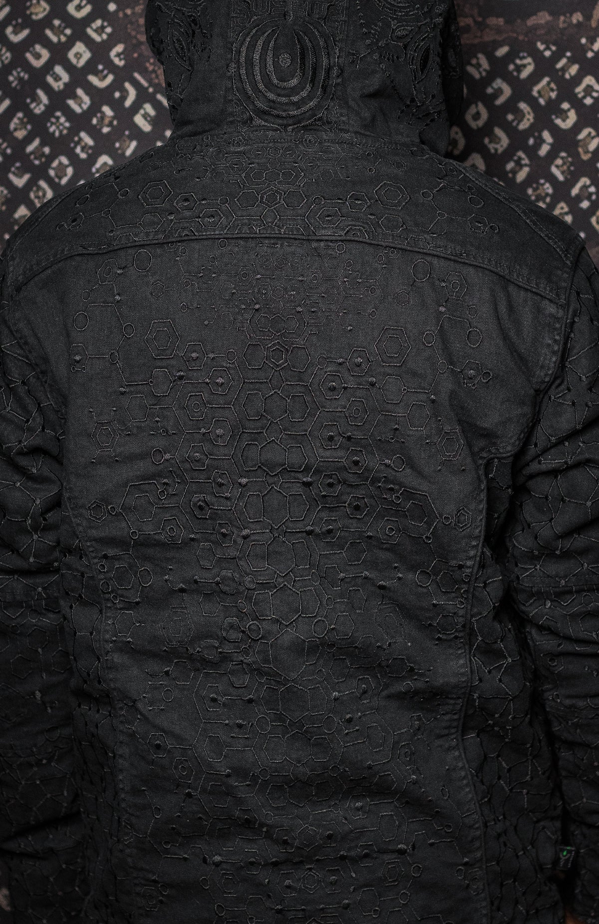 Jacket Men / Denim Stretchy Digital Embroidery Stonewashed - KAMBOZII PENTA